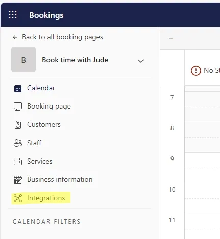 Selecting the ‘Create a flow’ option in Power Automate to begin fixing the buffer time issue in Microsoft Bookings