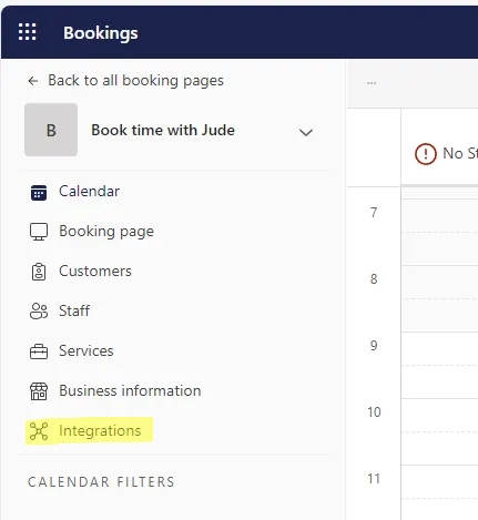 Selecting the 'Create a flow' option in Power Automate to begin fixing the buffer time issue in Microsoft Bookings